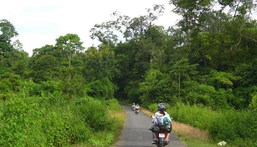 Ride the isolated country