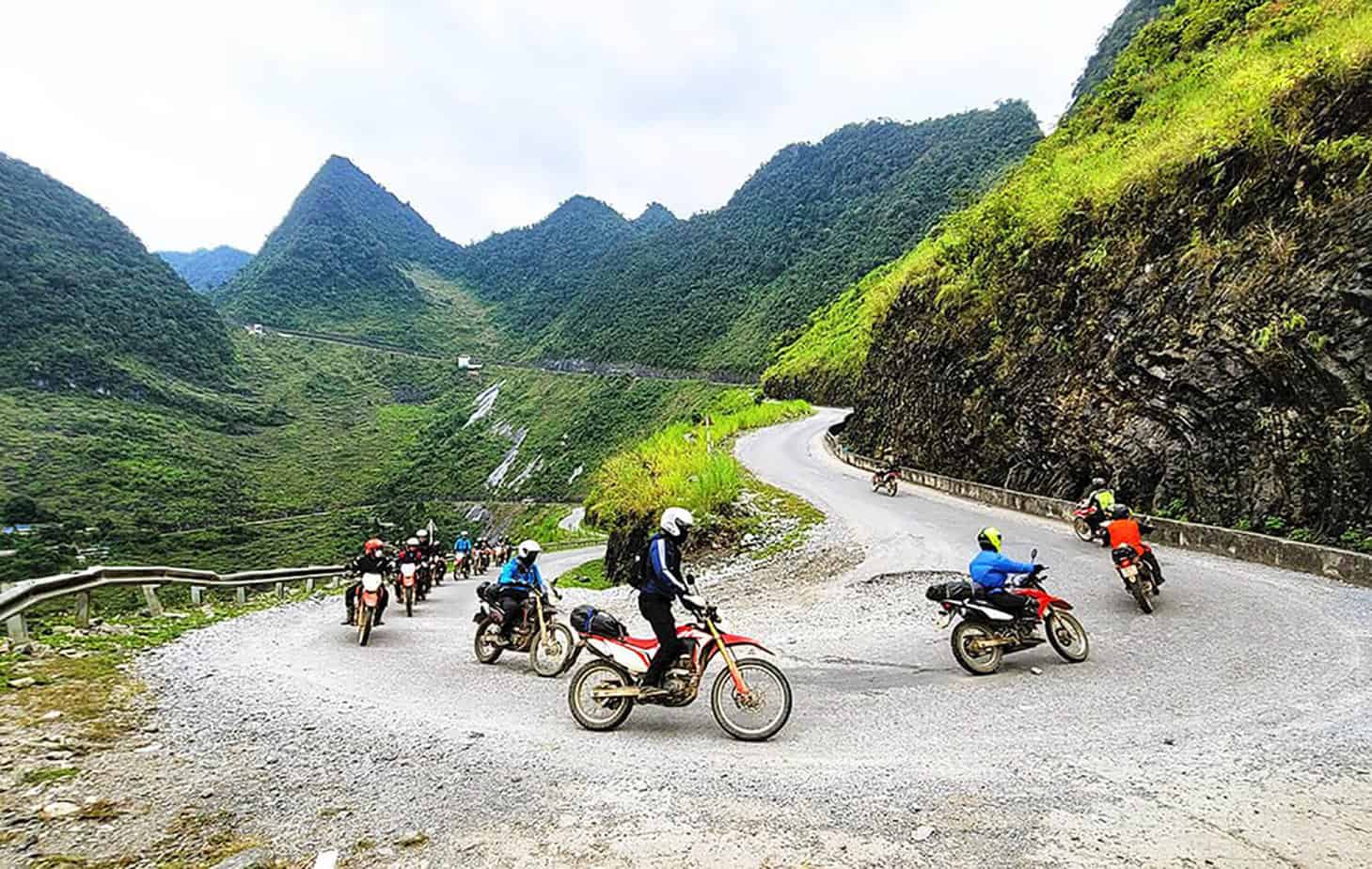 Traveling by motorbike in Vietnam
