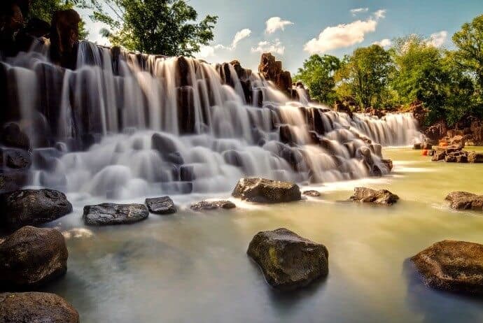Top 12 beautiful waterfalls in Vietnam - Giang Dien Waterfall, Dong Nai