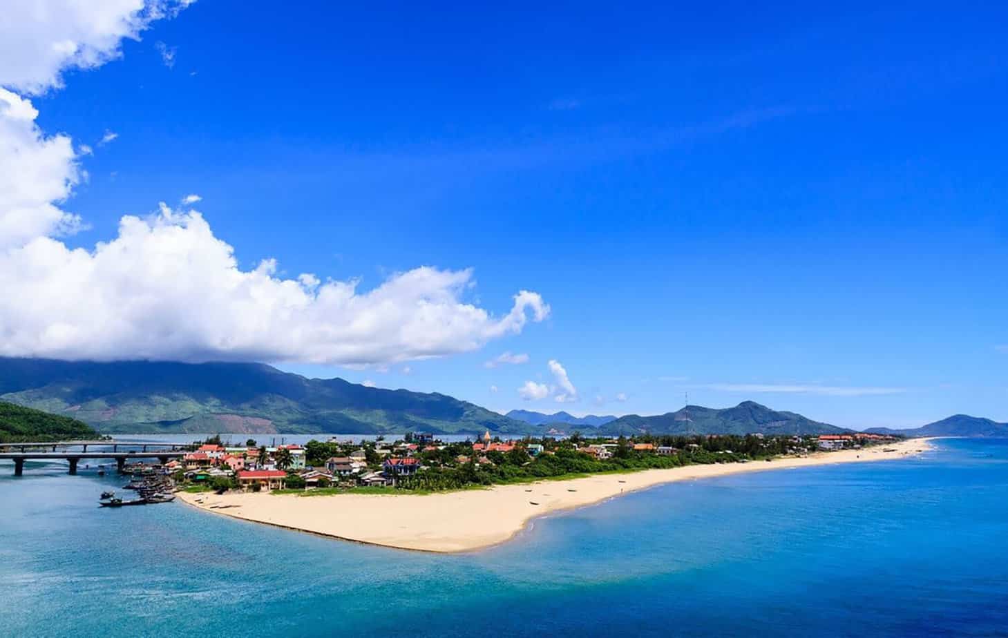 View Lang Co Beach from Hai Van Pass