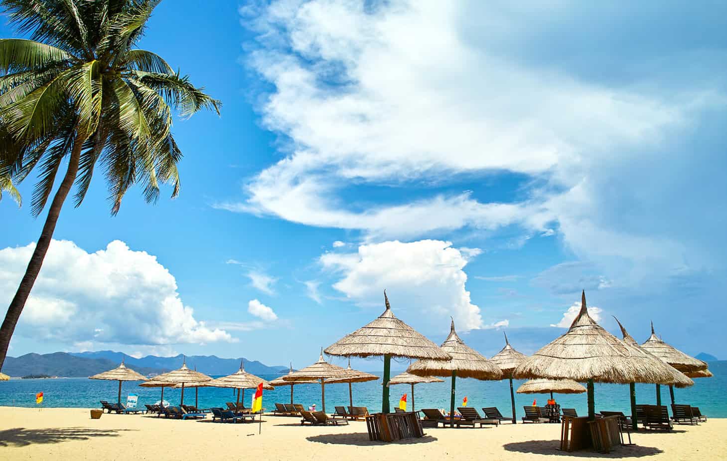 Nha Trang Beach is one of the most beautiful beaches in Vietnam